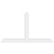 Ekena Millwork Portland Architectural Grade PVC Gable Bracket, 84"W x 49"H x 4"D x 6"F, 14/12 Pitch GBP084X49X0406POR00 - alternate 4